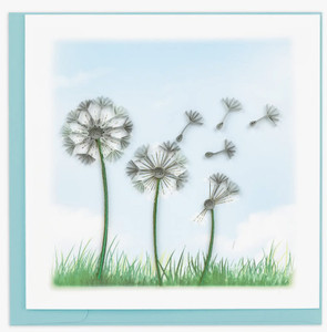 Quilled Dandelions Card Quilled Dandelions Card