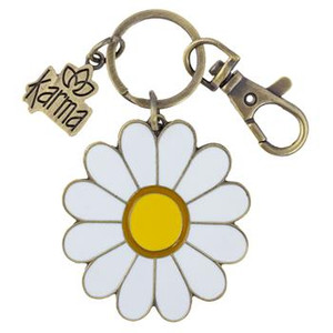Enamel Daisy Flower Keychain Enamel Daisy Flower Keychain