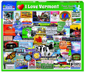 I Love Vermont 1000 Piece Puzzle