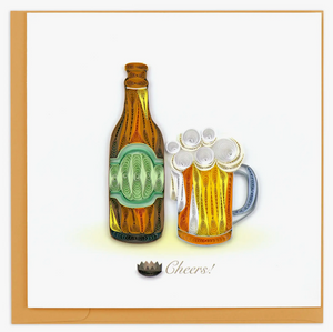 Quilled Birthday Beer Card Quilled Birthday Beer Card