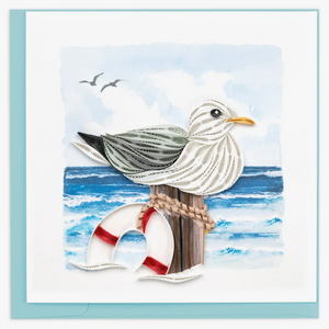 Seagull Quilling Card- Blank Seagull Quilling Card- Blank