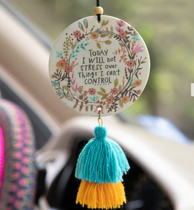 Today I will Not Stress Air Freshener
