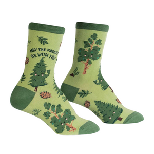 May The Forest Be With You Women's Crew Socks May The Forest Be With You Women's Crew Socks