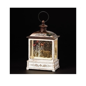 Black Bear w/ Holly LED Swirl Lantern Black Bear w/ Holly LED Swirl Lantern