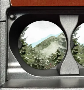 Outdoorsy Car Coaster Set of 2