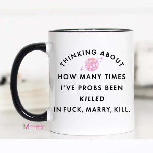 Thinking About How Many Times Mug Thinking About How Many Times Mug