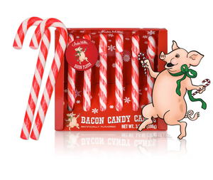 Bacon Flavored Candy Canes Bacon Flavored Candy Canes