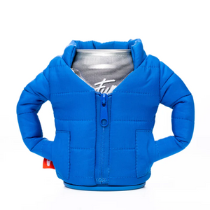Puffy Jacket Koozie Varsity Blue Puffy Jacket Koozie Varsity Blue