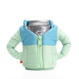 Puffy Jacket Koozie Seamfoam/ Crater Blue Puffy Jacket Koozie Seamfoam/ Crater Blue