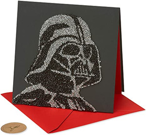 Star Wars Gemmed Darth Vader Birthday Card Star Wars Gemmed Darth Vader Birthday Card