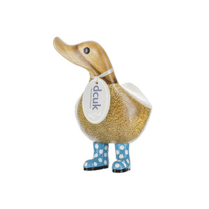 Ducky Wearing Blue Spotty Wellies Ducky Wearing Blue Spotty Wellies