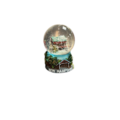 Small New Hampshire Covered Bridge Snow Globe