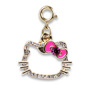 Gold Hello Kitty Silhouette Charm Gold Hello Kitty Silhouette Charm