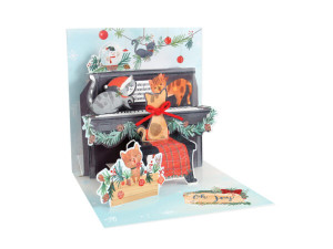 Piano Cats Pop-Up Card