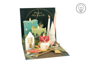 Candles Pop-Up Card (Lighted) Candles Pop-Up Card (Lighted)
