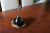 Molten Glass Decanter with Teak Base with CAP