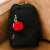 Bite Me Apple Plush Bag Charm