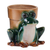 Stoneware Frog Planter