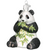 Panda Glass Ornament