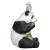 Panda Glass Ornament