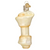 Rawhide Bone Glass Ornament