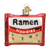 Ramen Noodles Glass Ornament