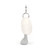 Amuseable Cream Heart Key Chain Bag Charm