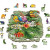 Woodencity Puzzle 200pc Tropical Birds