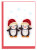 Quilled Christmas Penguins Mini Card Quilled Christmas Penguins Mini Card