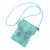 Aqua Butterfly Crossbody Cellphone Bag Aqua Butterfly Crossbody Cellphone Bag