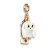 Gold Swivel Hedwig Charm