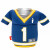 Gridiron Jersey Navy Blue Canary Yellow