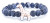 Trek Giraffe Tracking Bracelet -  River Blue Trek Giraffe Tracking Bracelet -  River Blue