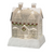 Lighted Swirl Clear House Water Lantern
