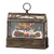Lighted Swirl Greenhouse with Santa and Train Water Lantern