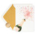 Champagne Bubbles Blank Card