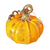 Glass Squat Pumpkin - Classic Orange Glass Squat Pumpkin - Classic Orange
