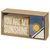 Sunshine Wooden Box Sign and Socks Gift Set