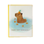 Capybara in Pool Birthday Card