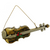 Antique Gold Violin Ornament