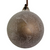 Grey Sugared Ball Ornament