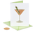 Gemmed Martini Judith Leiber Birthday Card