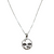 Silver Mushroom & Moon Circle Necklace Silver Mushroom & Moon Circle Necklace