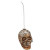 Gold Skull Glass Ornament