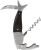 Dark Wood Fish Corkscrew