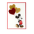 Mickey with Heart Balloons Card