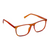 Latitude Orange Blue Light Reading Glasses 2.50