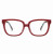 Impromptu Dark Red Teal Botanico Reading Glasses 1.25 Impromptu Dark Red Teal Botanico Reading Glasses 1.25