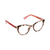 Tribeca Gray Tort & Coral Reading Glasses 1.25
