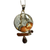 Maligano Jasper, Mexican Fire Opal, Tourmaline Silver Necklace